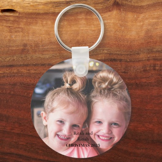 Kerst Familie Sleutelhanger (Voorkant)