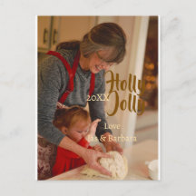 Kerst familie vakantiefoto beige jaar naboho