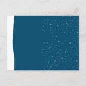 Kerst Familiefeest Save the Date Gemberkoek Aankondigingskaart (Achterkant)