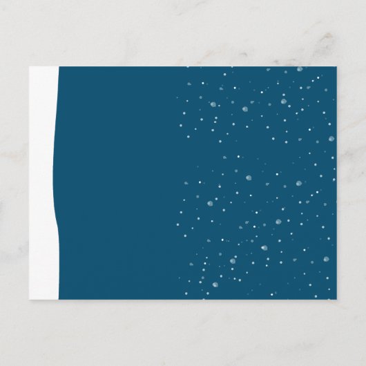 Kerst Familiefeest Save the Date Gemberkoek Aankondigingskaart (Achterkant)