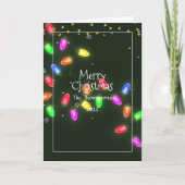 Kerst familiefoto kerstkaart feestdagen kaart (Voorkant)