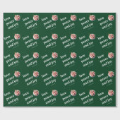 Kerst Familiefoto Liefde Vrede Joy Vakantie Cadeaupapier (Vlak)