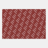 Kerst Familiefoto Liefde Vrede Joy Vakantie Inpakpapier Vel (Voorkant 2)