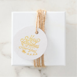 Kerst familienaam uit het verleden bedankjes labels