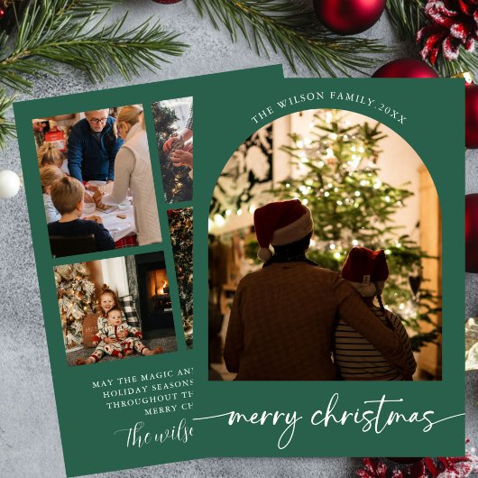 Kerst familiereünie Kerstgroet kaart
