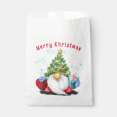 Kerst Favor Bag Schattige Gnome met Gift Bedankzakje (Voorkant)
