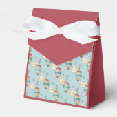 Kerst Favor Doos – Festieve Versiering Bedankdoosjes (Voorkant Zijde)