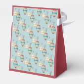 Kerst Favor Doos – Festieve Versiering Bedankdoosjes (Achterkant)