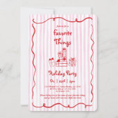 Kerst Favoriete Dingen Kaart (Voorkant)