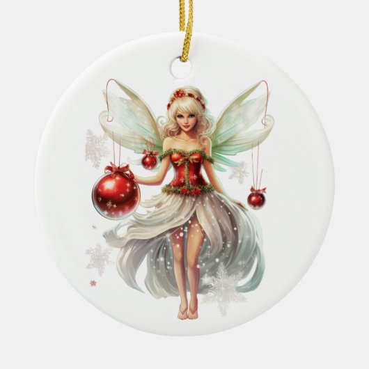 Kerst fee Ornament (Voorkant)