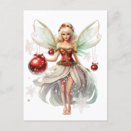 Kerst fee Ornament Feestdagenkaart