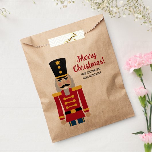 Kerst feest gunst tassen met schattige notenkraker bedankzakje (Gezegeld)