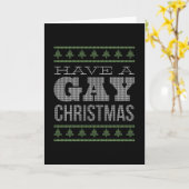KERST FEEST MET LGBTQ+ KAART (Gele Bloem)