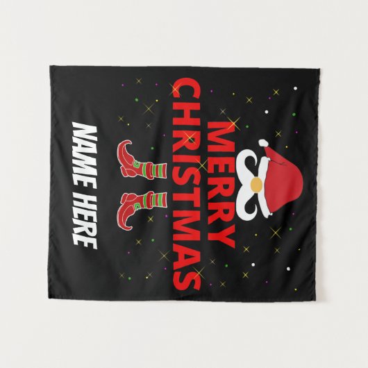 KERST FEest PERSOONLIJK  Wandkleed (Voorkant (horizontaal))