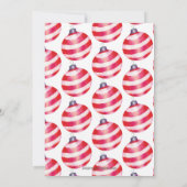 Kerst-feest voor sierdoeleinden kaart (Achterkant)