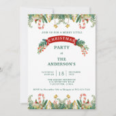 Kerst/feestdag, feestelijke groen kaart (Voorkant)