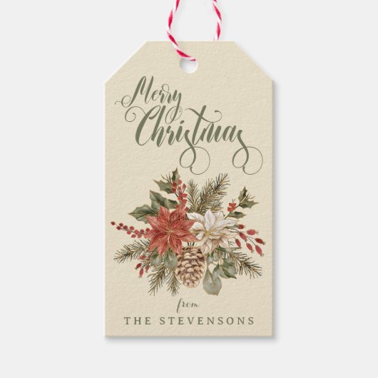  kerst-feestdagen cadeaulabel (Voorkant)