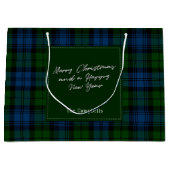 Kerst Feestdagen Campbell Militaire Tartan Groot Cadeauzakje (Voorkant)