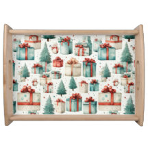 Kerst Feestdagen Dienblad