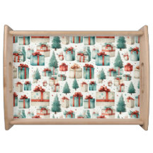 Kerst Feestdagen Dienblad