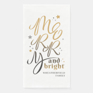 Kerst Feestdagen familie feestelijke papier Servet