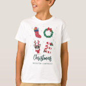 Kerst Feestdagen Familie Matching Custom T-shirt (Voorkant)