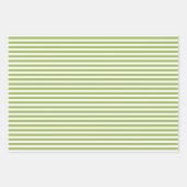 Kerst Feestdagen Groene Matte Pine Trees Inpakpapier Vel (Voorkant 3)