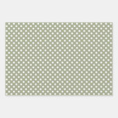 Kerst Feestdagen Groene Matte Pine Trees Inpakpapier Vel (Voorkant 2)