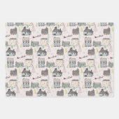 Kerst Feestdagen Hygge Nordic Holly Berries Inpakpapier Vel (Voorkant)