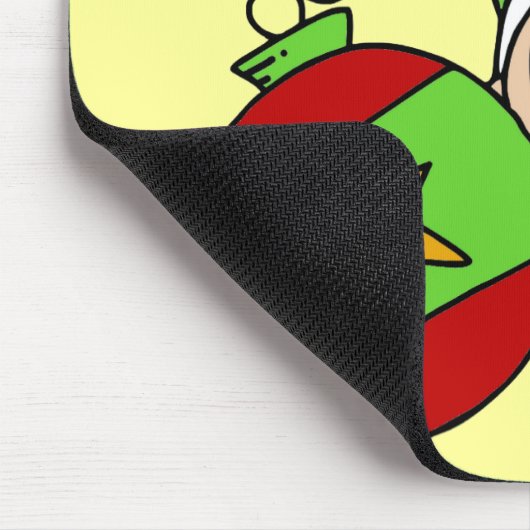 Kerst Feestdagen Jingle Bells Elf Muismat (Hoek)