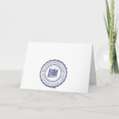 kerst feestdagen kaart (Achterkant)