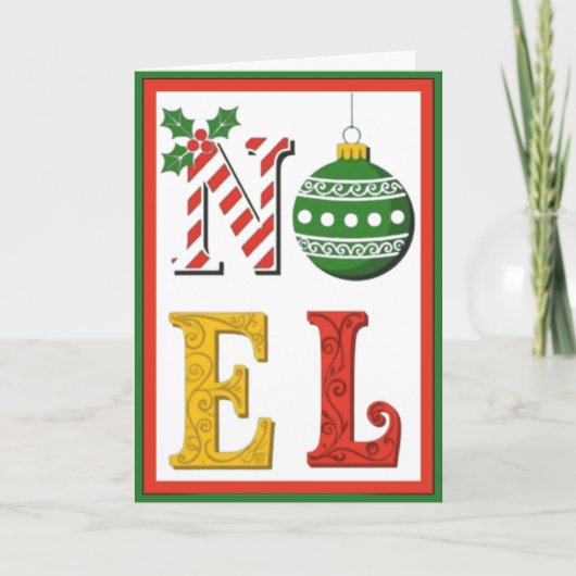 KERST FEESTDAGEN KAART (Voorkant)