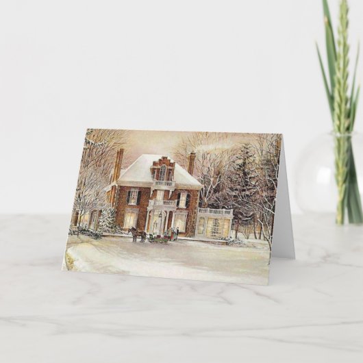  kerst feestdagen kaart (Voorkant)