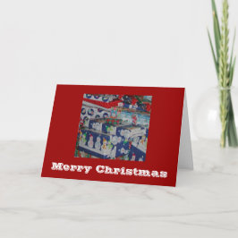 kerst feestdagen kaart