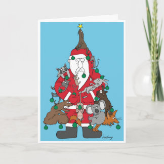 kerst feestdagen kaart