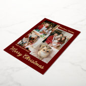 Kerst feestdagen Moderne Typografie Fotocollage (Gedraaid)