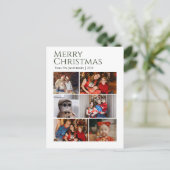 Kerst feestdagen Moderne Typografie Fotocollage (Staand voorkant)