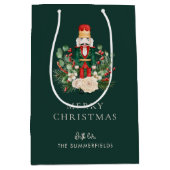 Kerst Feestdagen Notenkraker Script Familie Aangep Medium Cadeauzakje (Voorkant)