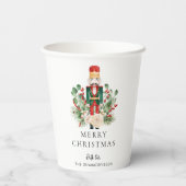 Kerst Feestdagen Notenkraker Script Feestelijk Papieren Bekers (Achterkant)