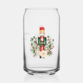 Kerst Feestdagen Notenkraker Script gepersonalisee Blikvorm Glas (Achterkant)