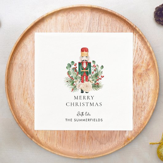 Kerst Feestdagen Notenkraker Script Paper Servet