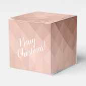 Kerst-feestdagen roos gouden metalen bedankdoosjes (Voorkant Zijde)