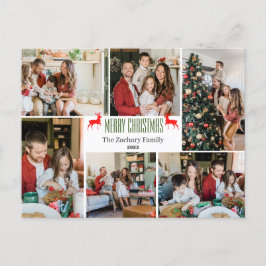 Kerst feestdagen Script Familie Fotocollage