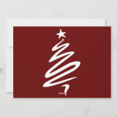 Kerst feestdagen Script Familie Fotocollage Feestdagenkaart (Achterkant)