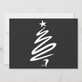 Kerst feestdagen Script Familie Fotocollage Feestdagenkaart (Achterkant)