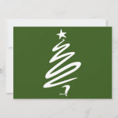 Kerst feestdagen Script Familie Fotocollage Feestdagenkaart (Achterkant)