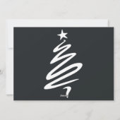 Kerst feestdagen Script Familie Fotocollage Feestdagenkaart (Achterkant)