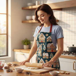 Kerst-Feestdagen Winterspelen Schort