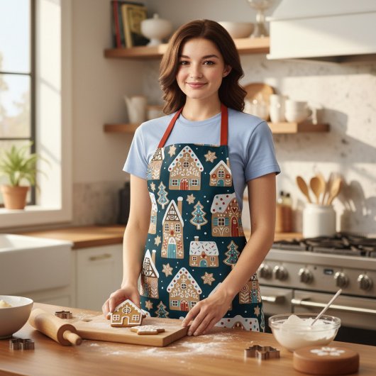 Kerst-Feestdagen Winterspelen Schort