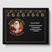 Kerst Feestdagen Zakelijk Feest Evenement Gastenboek (Voorkant)